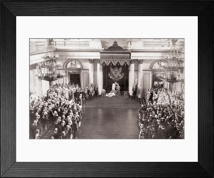 Framed Print : Czar Nicholas II Before The Duma