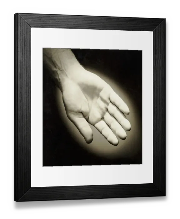 Framed Print : Palm-Side Of A Hand Framed Print : Palm-Side Of A Hand