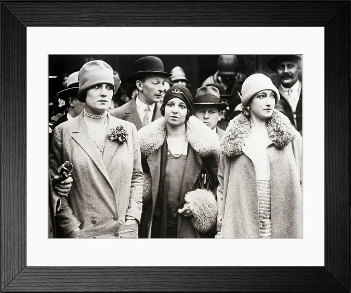 Framed Print : European Beauty Contestants Framed Print : European Beauty Contestants