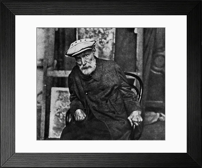Framed Print : Artist Pierre Auguste Renoir Framed Print : Artist Pierre Auguste Renoir