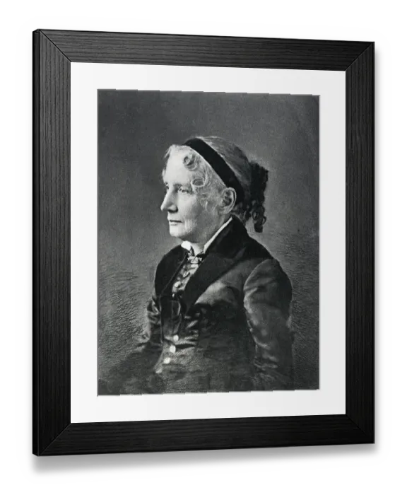 Framed Print : Harriet Beecher Stowe Framed Print : Harriet Beecher Stowe