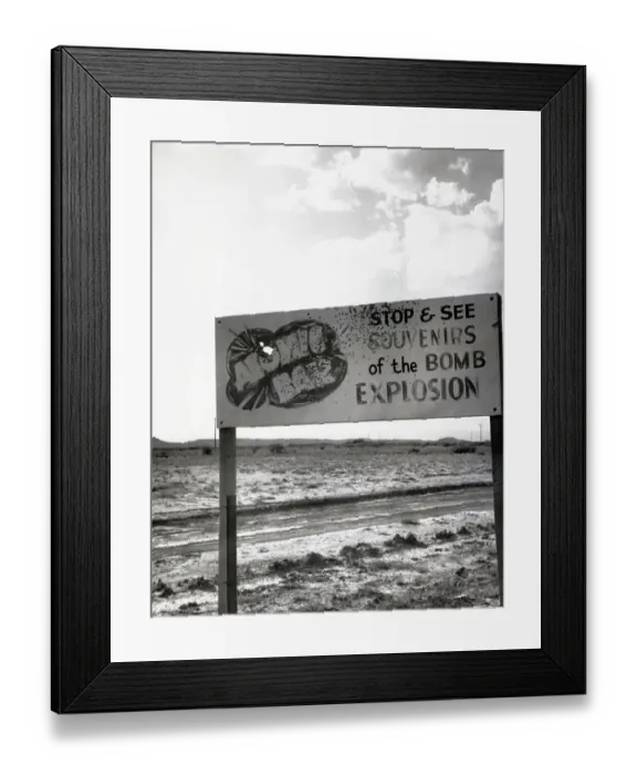 Framed Print : Sign Of Trinity Site Nuclear Bomb Area Framed Print : Sign Of Trinity Site Nuclear Bomb Area
