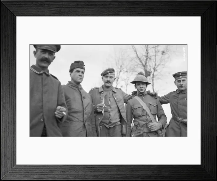 Framed Print : German Soldiers Greeting Us Soldier Framed Print : German Soldiers Greeting Us Soldier