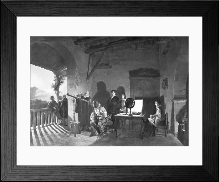 Framed Print : Milton In Galileo's Observatory Framed Print : Milton In Galileo's Observatory