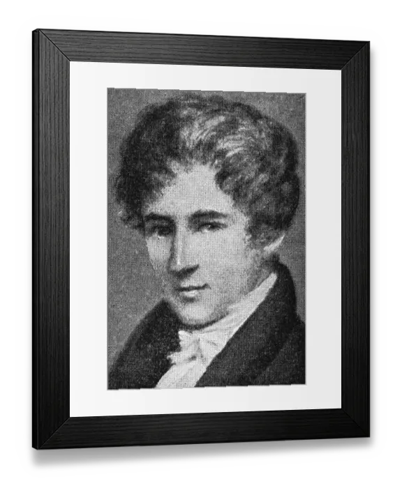 Framed Print : Portrait Of Niels Henrik Abel Framed Print : Portrait Of Niels Henrik Abel