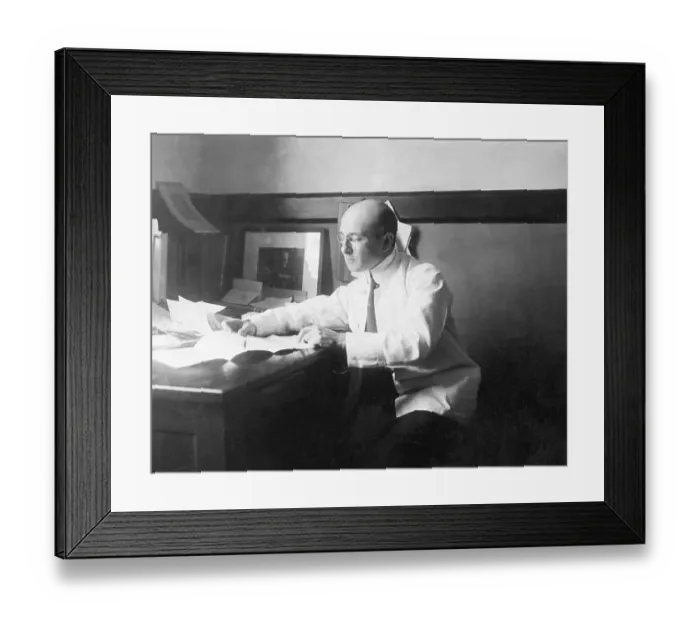 Framed Print : Portrait Of Surgeon Alexis Carrel Framed Print : Portrait Of Surgeon Alexis Carrel