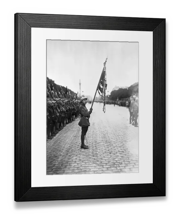Framed Print : Torn Infantry Standard Framed Print : Torn Infantry Standard