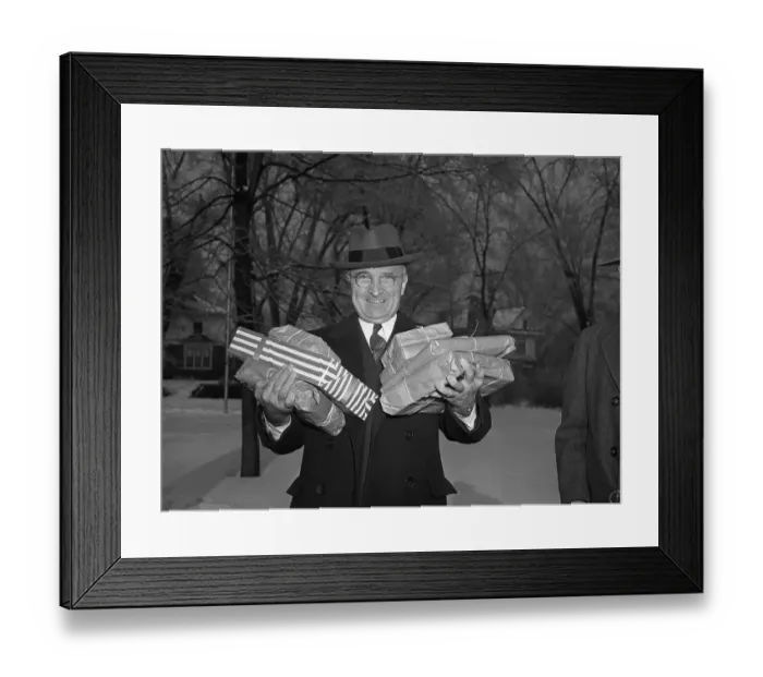 Framed Print : President Truman
