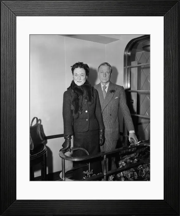 Framed Print : Duke and Dutchess of Windsor