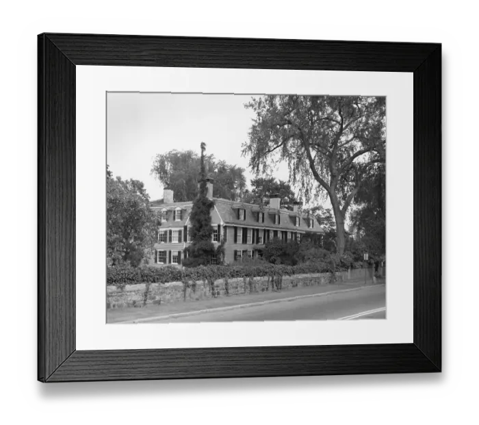 Framed Print : John Quincy Adams Old House Framed Print : John Quincy Adams Old House