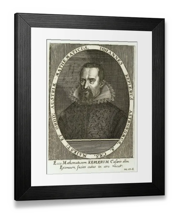 Framed Print : Portrait of Johannes Kepler