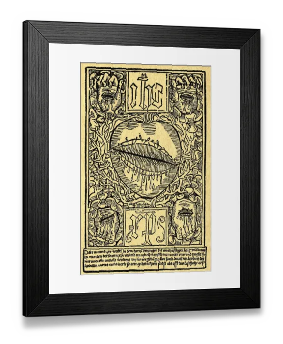 Framed Print : Letter of Indulgence Framed Print : Letter of Indulgence
