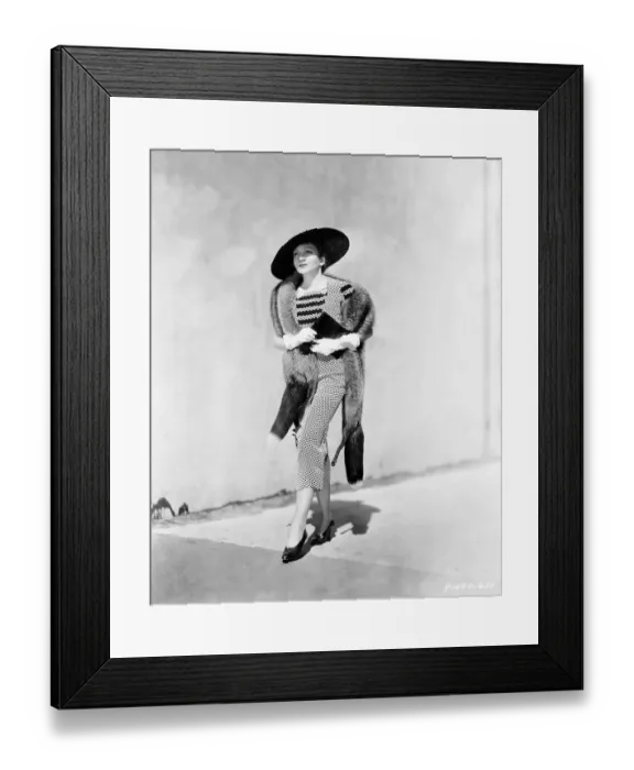 Framed Print : Portrait of Claudette Colbert Framed Print : Portrait of Claudette Colbert