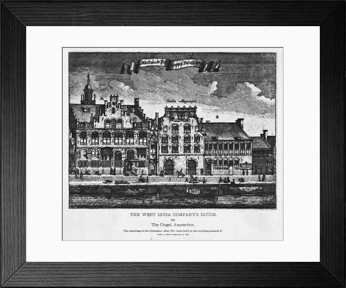Framed Print : The West India Company's House Framed Print : The West India Company's House