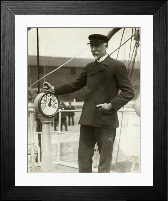 Framed Print : Captain De Gerleache on Endurance Framed Print : Captain De Gerleache on Endurance