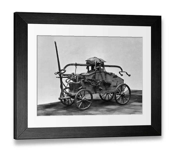 Framed Print : 19Th Century Fire Engine
