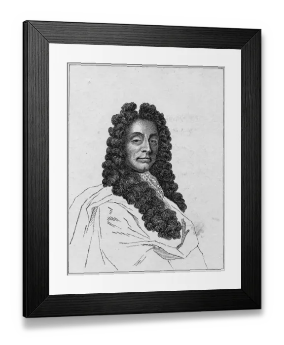 Framed Print : Portrait of Sir Christopher Wren
