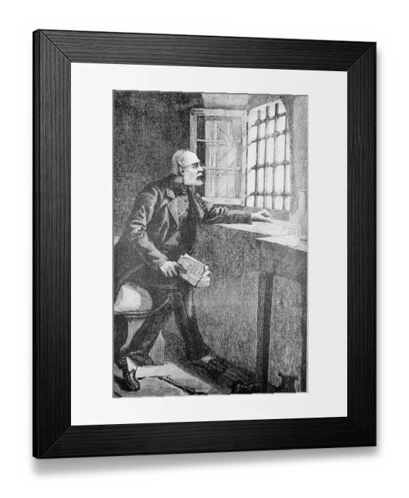 Framed Print : Mazzini Sitting in Chair Framed Print : Mazzini Sitting in Chair