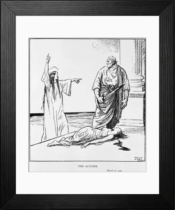 Framed Print : Cartoon / Humanity Judging Us Senate Framed Print : Cartoon / Humanity Judging Us Senate