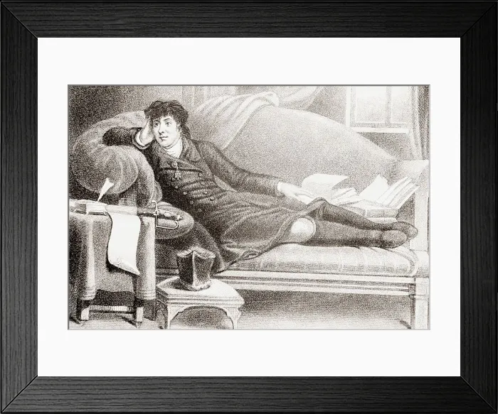 Framed Print : Portrait of Thaddeus Kosciusco Framed Print : Portrait of Thaddeus Kosciusco