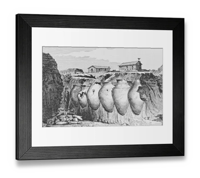 Framed Print : Wine Cooling Cellar Framed Print : Wine Cooling Cellar