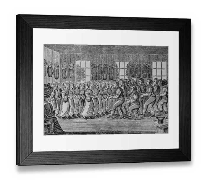 Framed Print : Shakers Dancing in Ceremony Framed Print : Shakers Dancing in Ceremony
