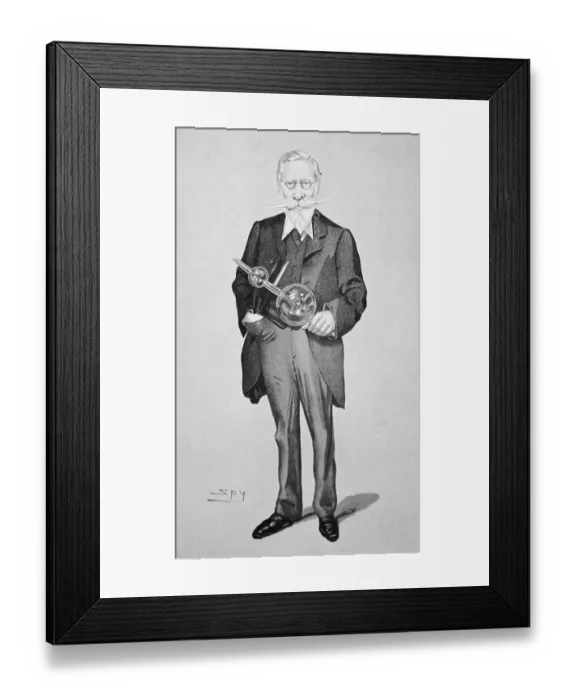 Framed Print : Portrait of Sir William Crookes Framed Print : Portrait of Sir William Crookes