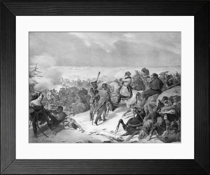 Framed Print : Napoleon During His Retreat from Russia Framed Print : Napoleon During His Retreat from Russia
