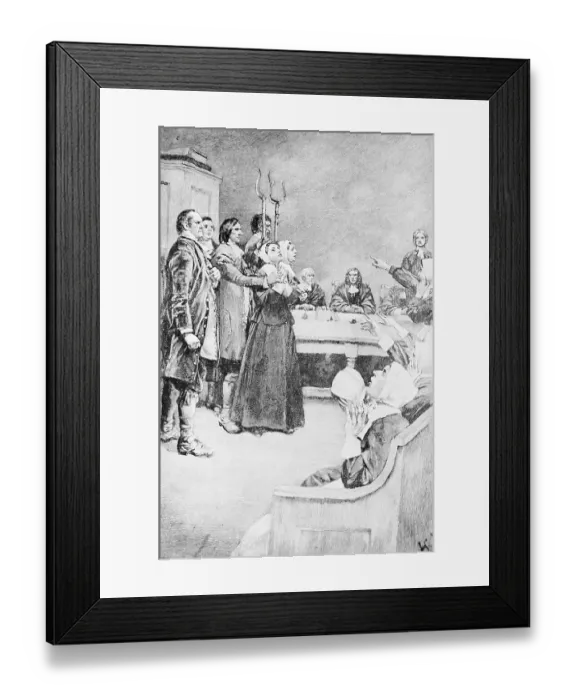 Framed Print : Witch Trial Framed Print : Witch Trial