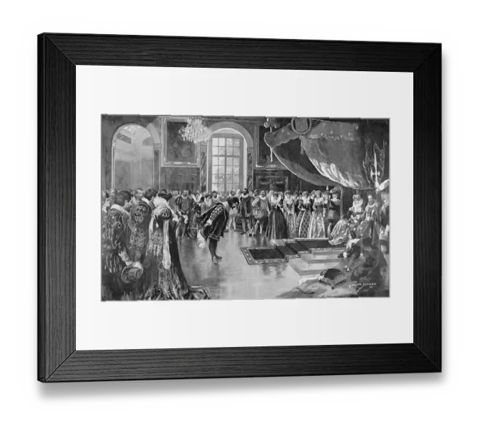 Framed Print : Samuel de Champlain Greeting Henry IV Framed Print : Samuel de Champlain Greeting Henry IV