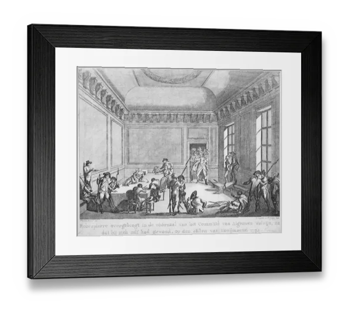 Framed Print : French Revolutionist Robespierre Framed Print : French Revolutionist Robespierre