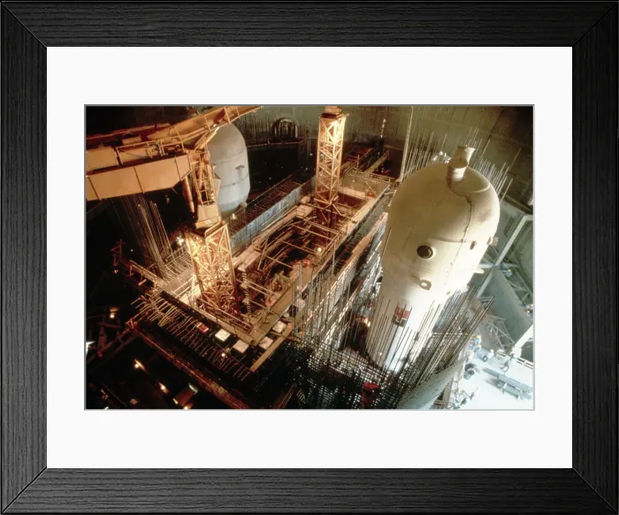 Framed Print : Steam Generators Of Nuclear Reactor