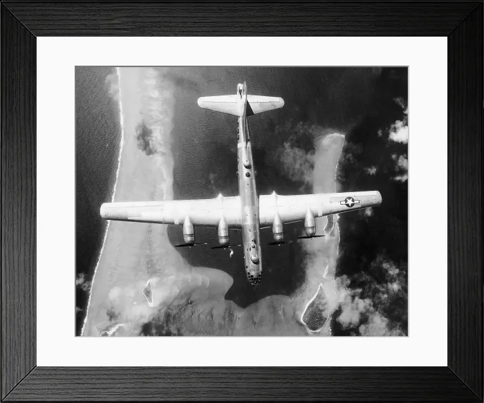 Framed Print : B-29 Superfortress On Atomic Test Run Framed Print : B-29 Superfortress On Atomic Test Run