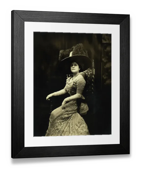 Framed Print : Portrait Of A Woman Seated, 19Th Century Framed Print : Portrait Of A Woman Seated, 19Th Century