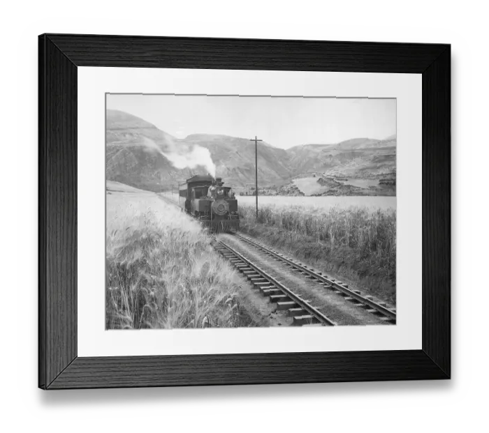Framed Print : Locomotive On Peru Central Railroad Framed Print : Locomotive On Peru Central Railroad