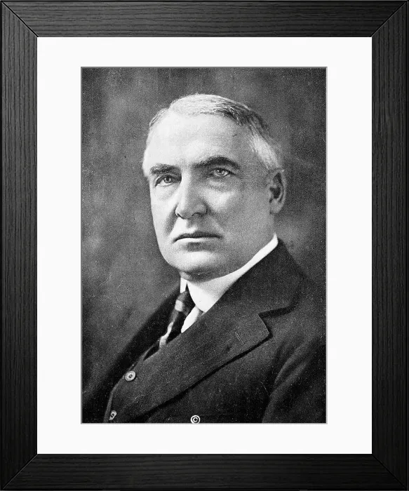 Framed Print : Warren Harding Framed Print : Warren Harding