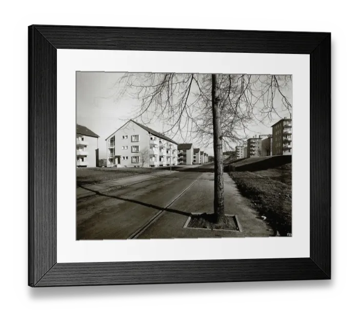 Framed Print : Low Rent Krupp Housing Project