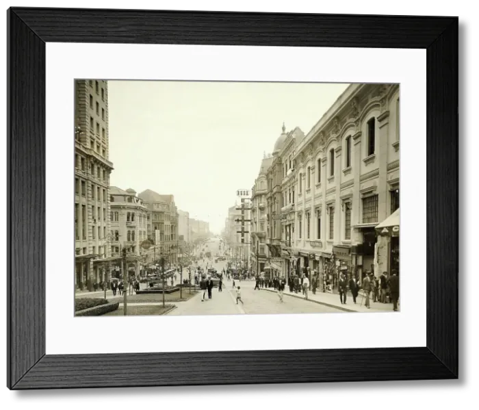 Framed Print : A View Down San Jose Avenue In Sao Paulo Framed Print : A View Down San Jose Avenue In Sao Paulo