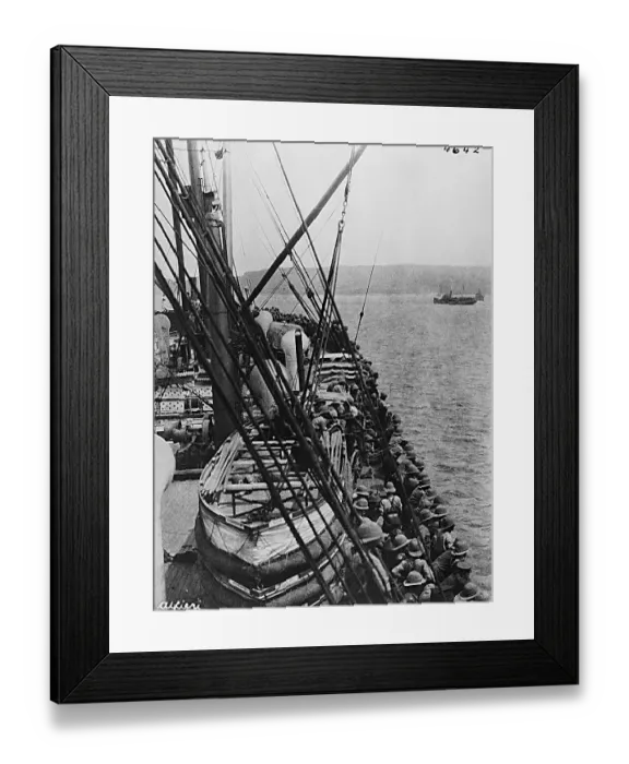 Framed Print : Landing Of Troops On Shore / Gallipoli Framed Print : Landing Of Troops On Shore / Gallipoli