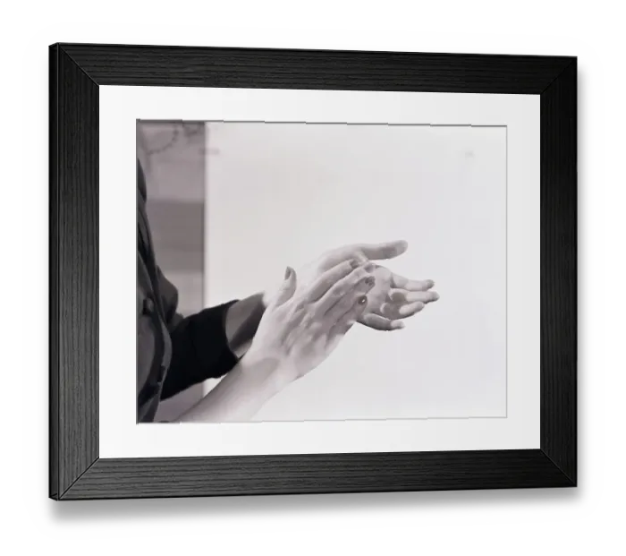 Framed Print : Womans Hands Clapping