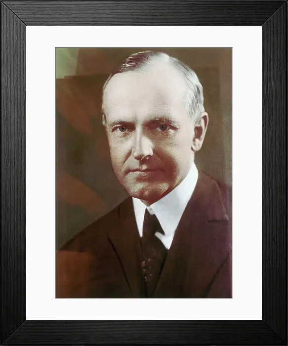 Framed Print : Calvin Coolidge Framed Print : Calvin Coolidge