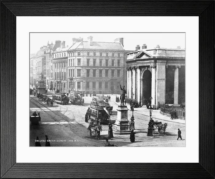 Framed Print : College Green and Bank of Ireland Framed Print : College Green and Bank of Ireland