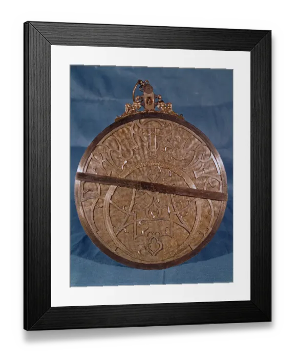 Framed Print : 16th-Century Astrolabe Framed Print : 16th-Century Astrolabe