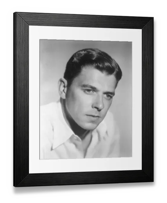 Framed Print : Young Ronald Reagan Framed Print : Young Ronald Reagan