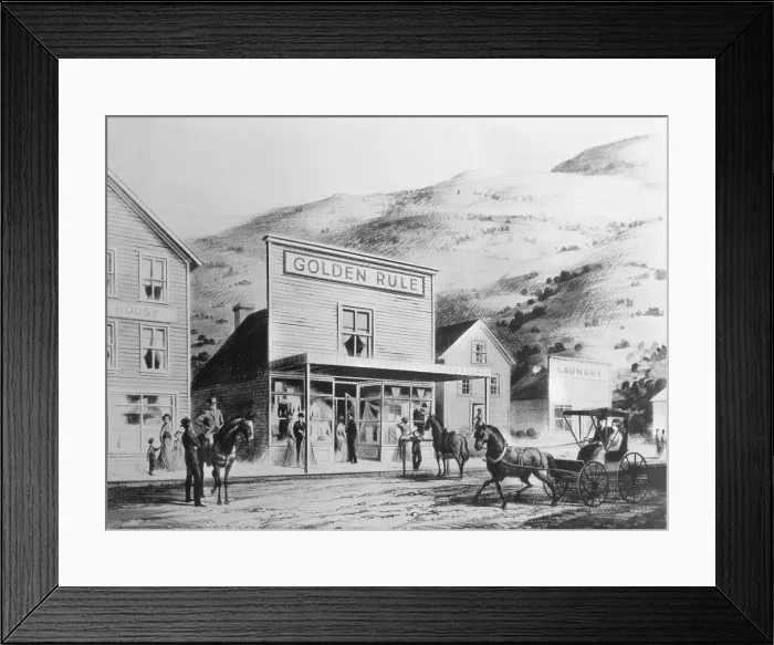 Framed Print : J.C. Penney's First Store