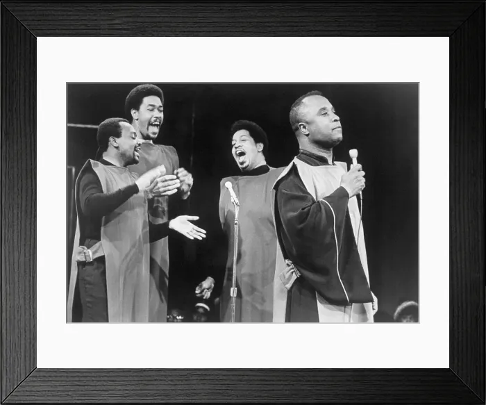 Framed Print : Alex Bradford & Bradford Singers Singing Framed Print : Alex Bradford & Bradford Singers Singing