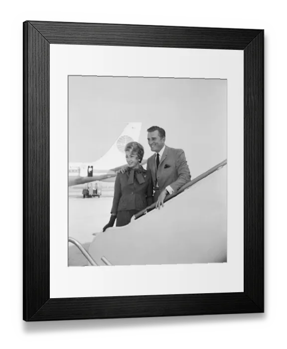 Framed Print : Kirk and Ann Douglas Framed Print : Kirk and Ann Douglas