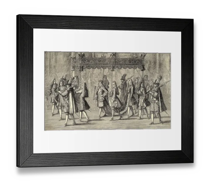 Framed Print : King Frederick I and His Royal Court Framed Print : King Frederick I and His Royal Court
