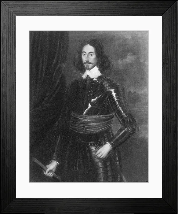 Framed Print : Portrait of Thomas Fairfax Framed Print : Portrait of Thomas Fairfax