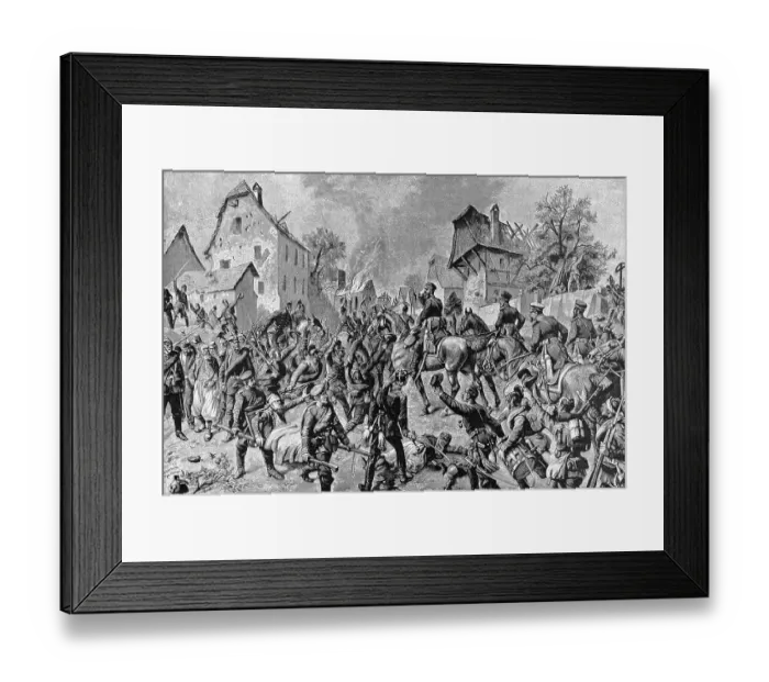 Framed Print : German Soldiers Greeting Prince Frederick Framed Print : German Soldiers Greeting Prince Frederick